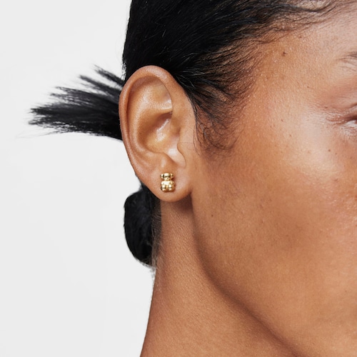 14kt gold Bear earrings Bold Bear