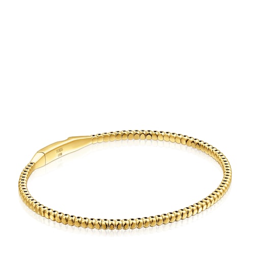 Bracelet with 14kt gold details TOUS Basics