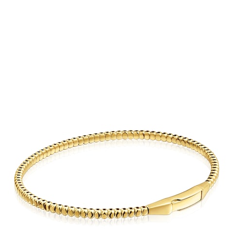 Bracelet with 14kt gold details TOUS Basics
