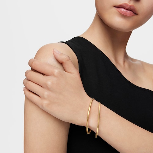 Bracelet with 14kt gold details TOUS Basics