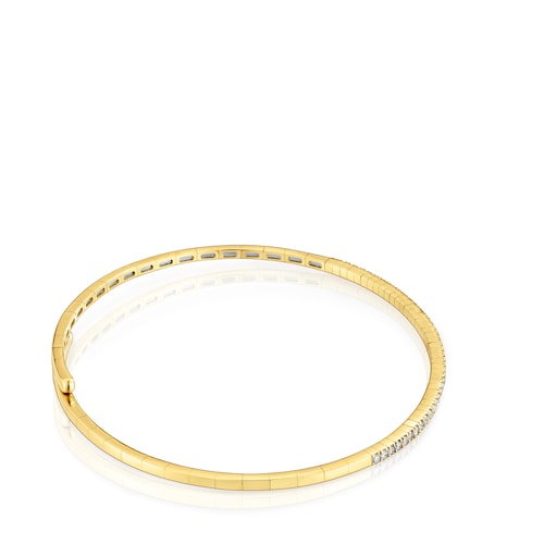 14kt gold and diamond Bangle Les Classiques