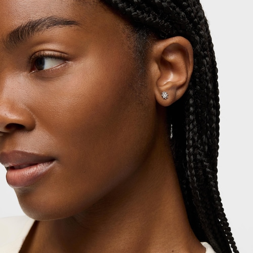 14kt white gold and 0.20ct diamond Earrings Les Classiques