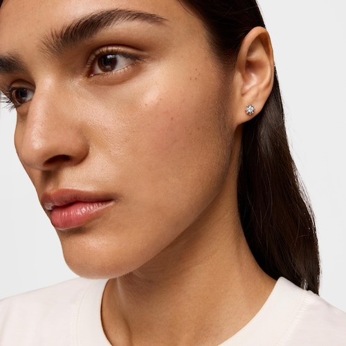 14kt white gold and 0.30ct diamond Earrings Les Classiques