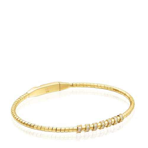 14kt gold and diamond Bracelet TOUS Basics