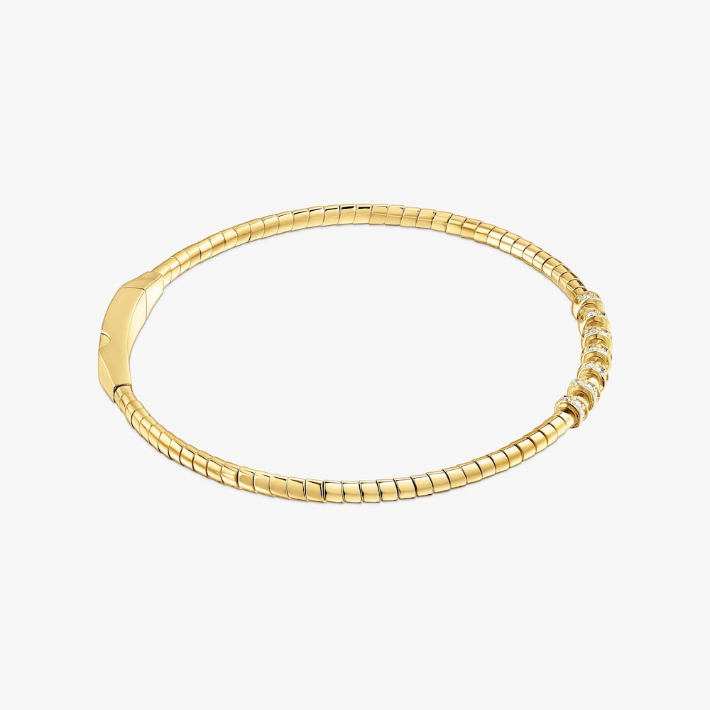 Pulsera de oro 14 kt y diamantes TOUS Basics