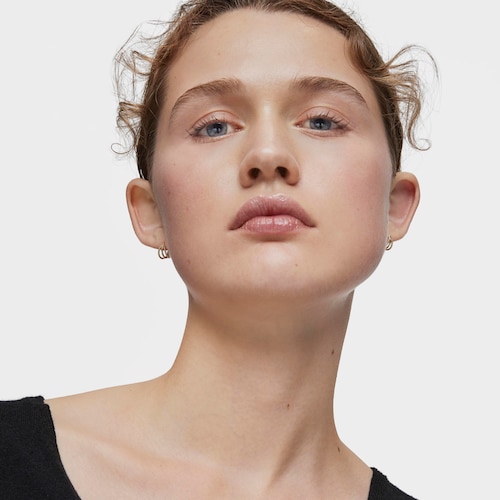 14kt gold Triple hoop earrings Basics