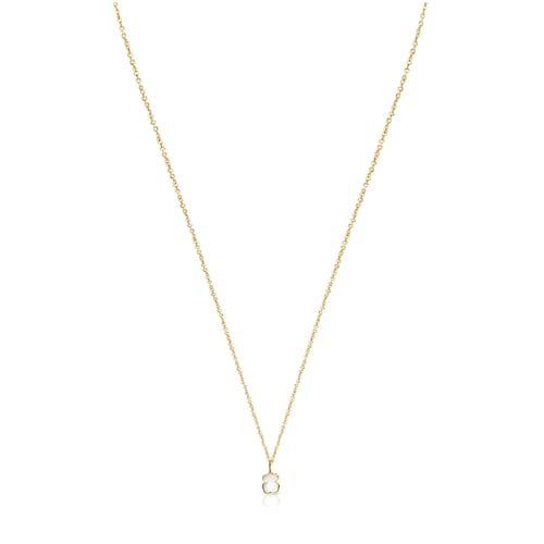 Short 14kt gold and mother-of-pearl Necklace Glory