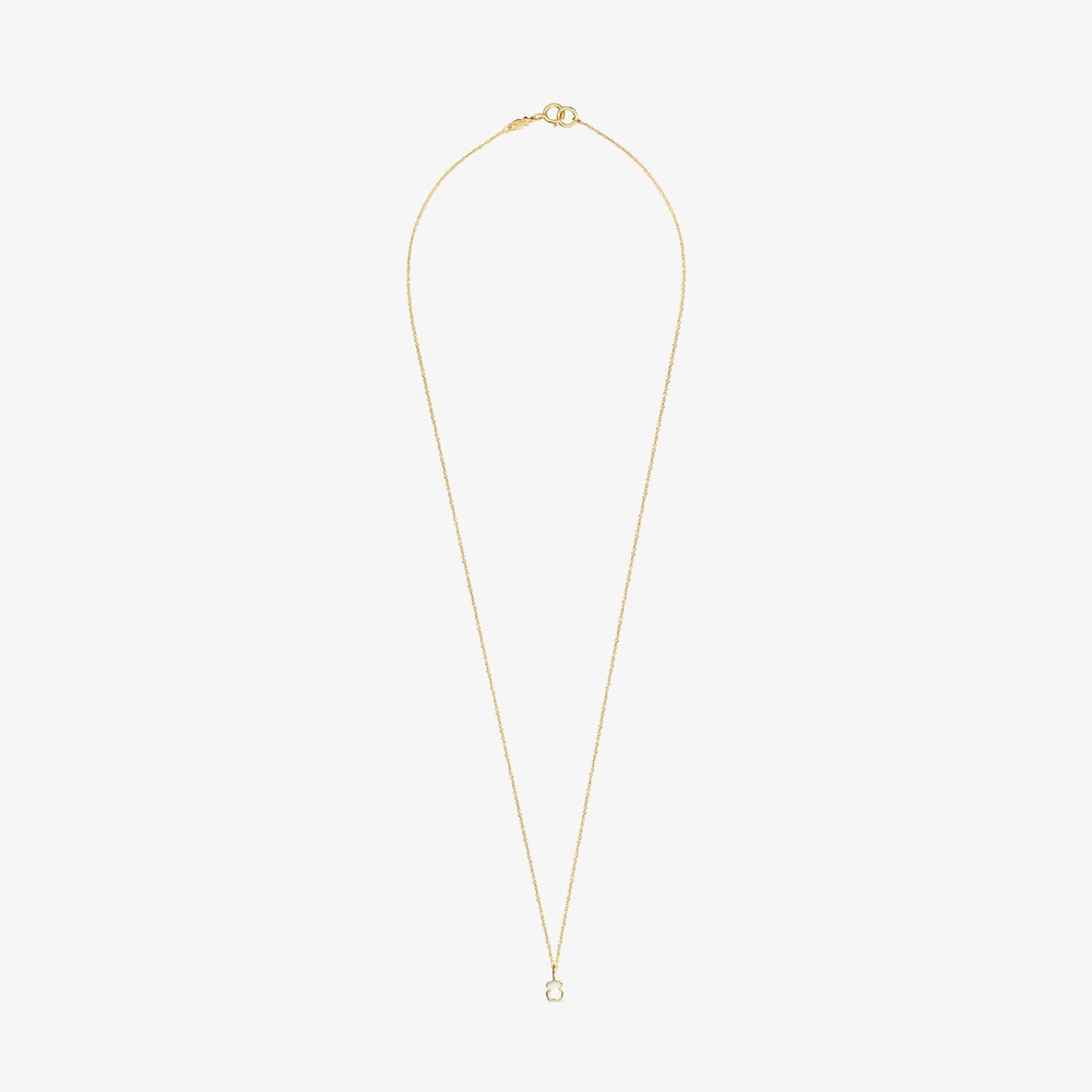 Collar corto de oro 14 kt y n&aacute;car Glory