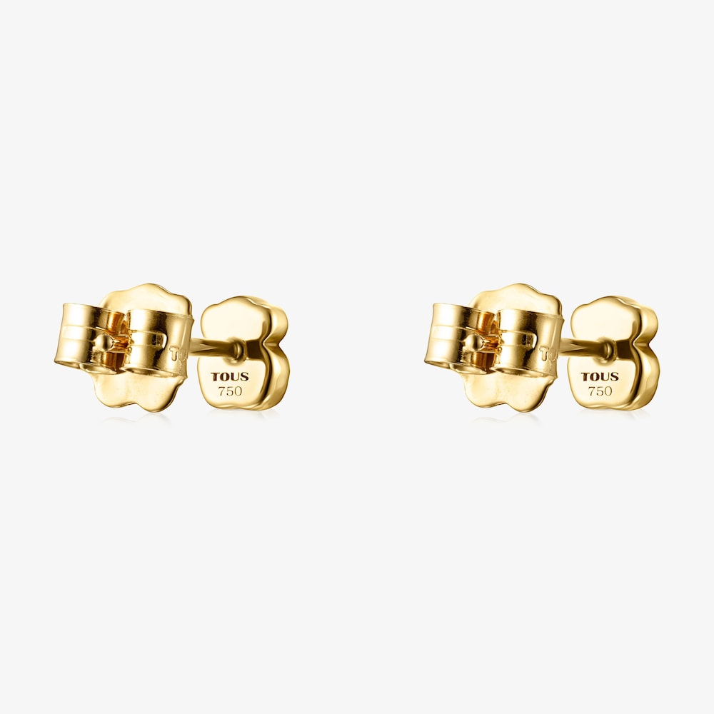 Pendientes de oro 14 kt y n&aacute;car Glory