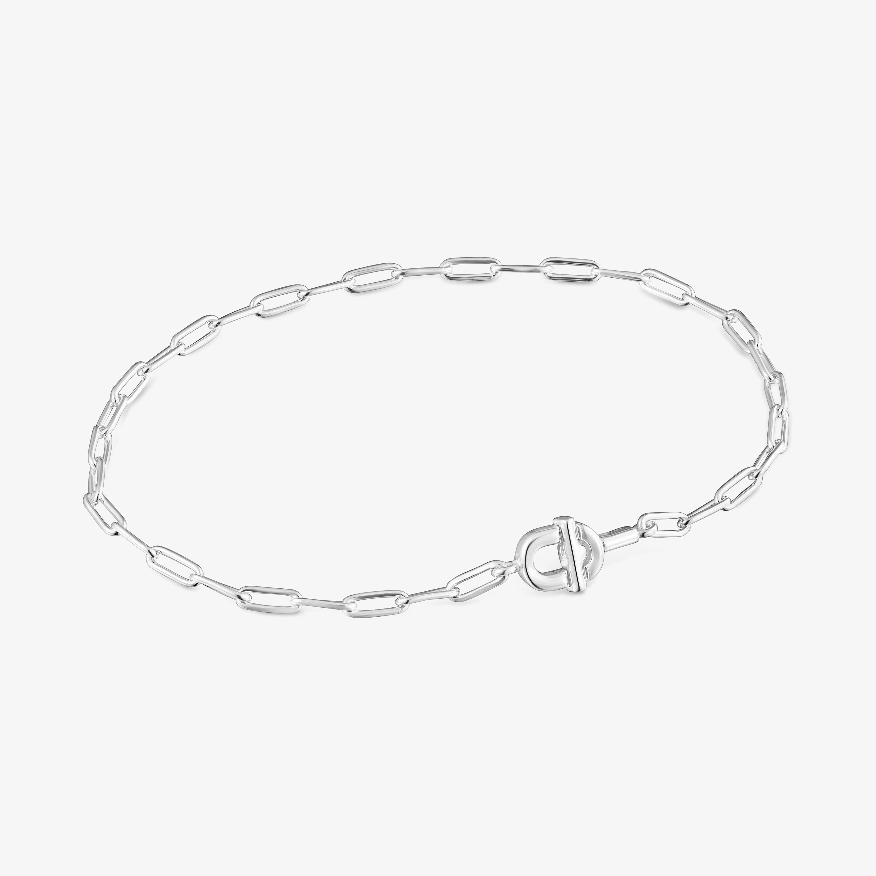 Silver trace chain Bracelet TOUS MANIFESTO