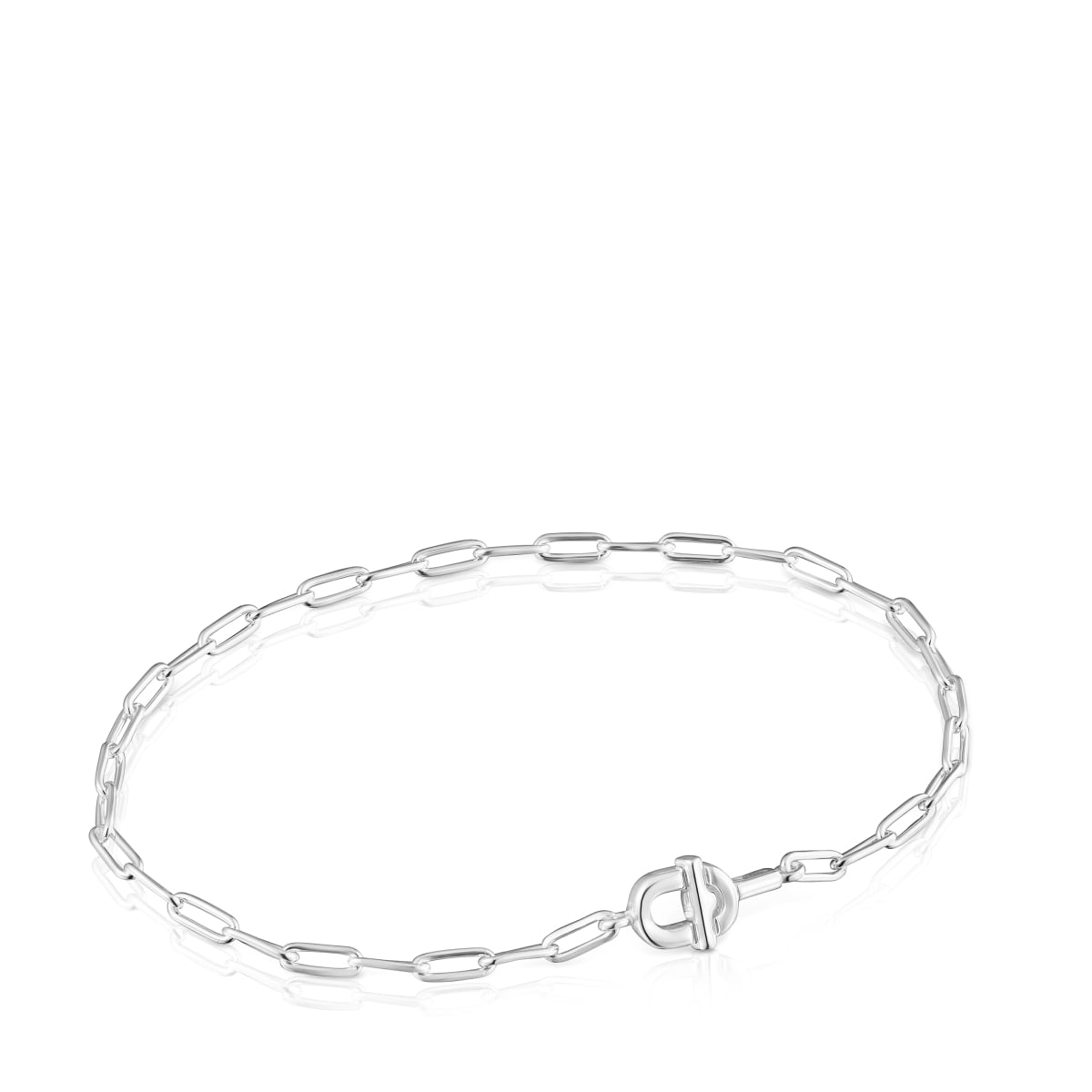 Tous - Pulsera Cadena Forzada De Plata Tous Manifesto - Plateado