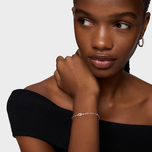 Pulsera cadena forzada de plata TOUS MANIFESTO