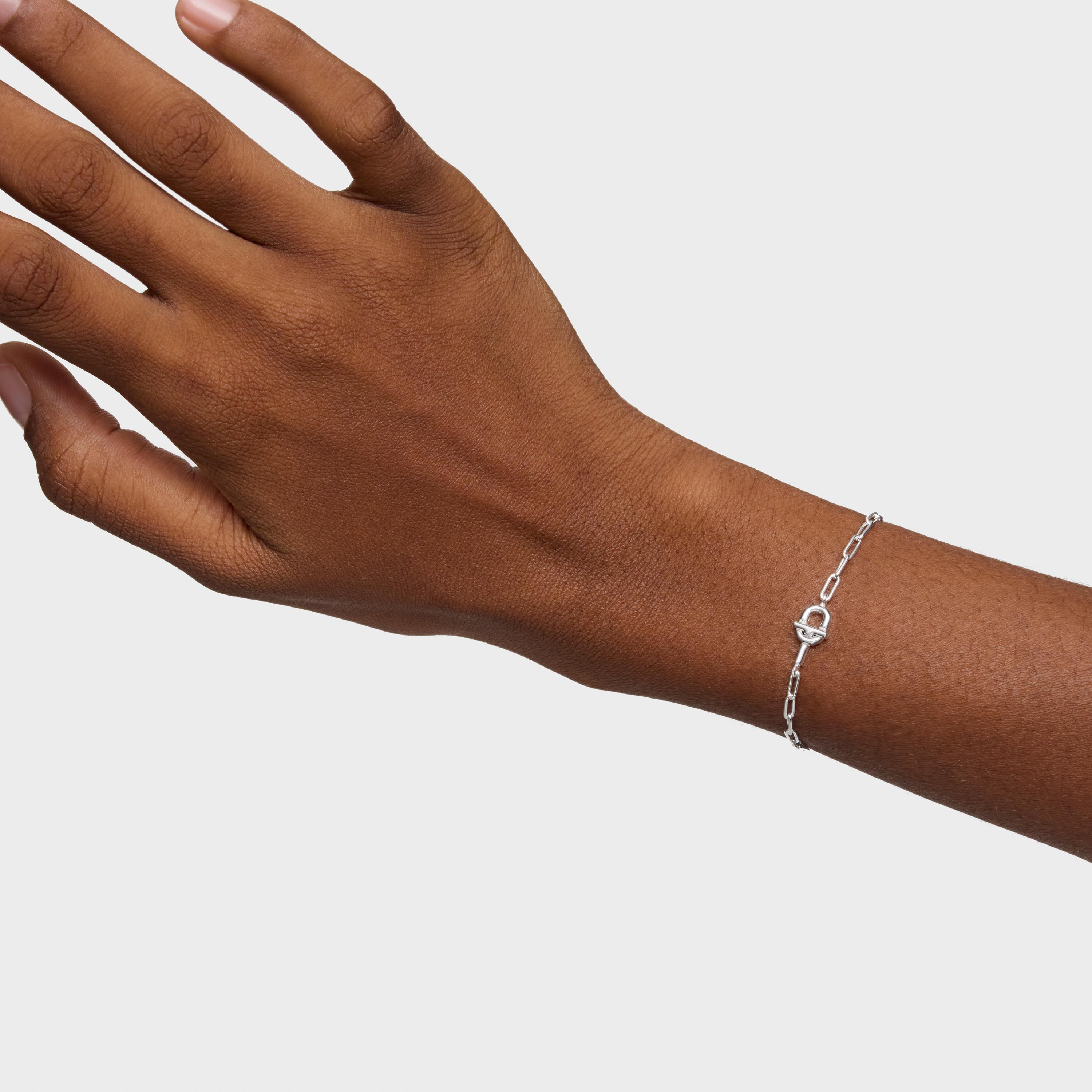 Silver trace chain Bracelet TOUS MANIFESTO
