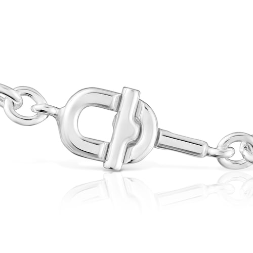 Pulsera cadena ovalada de plata TOUS MANIFESTO