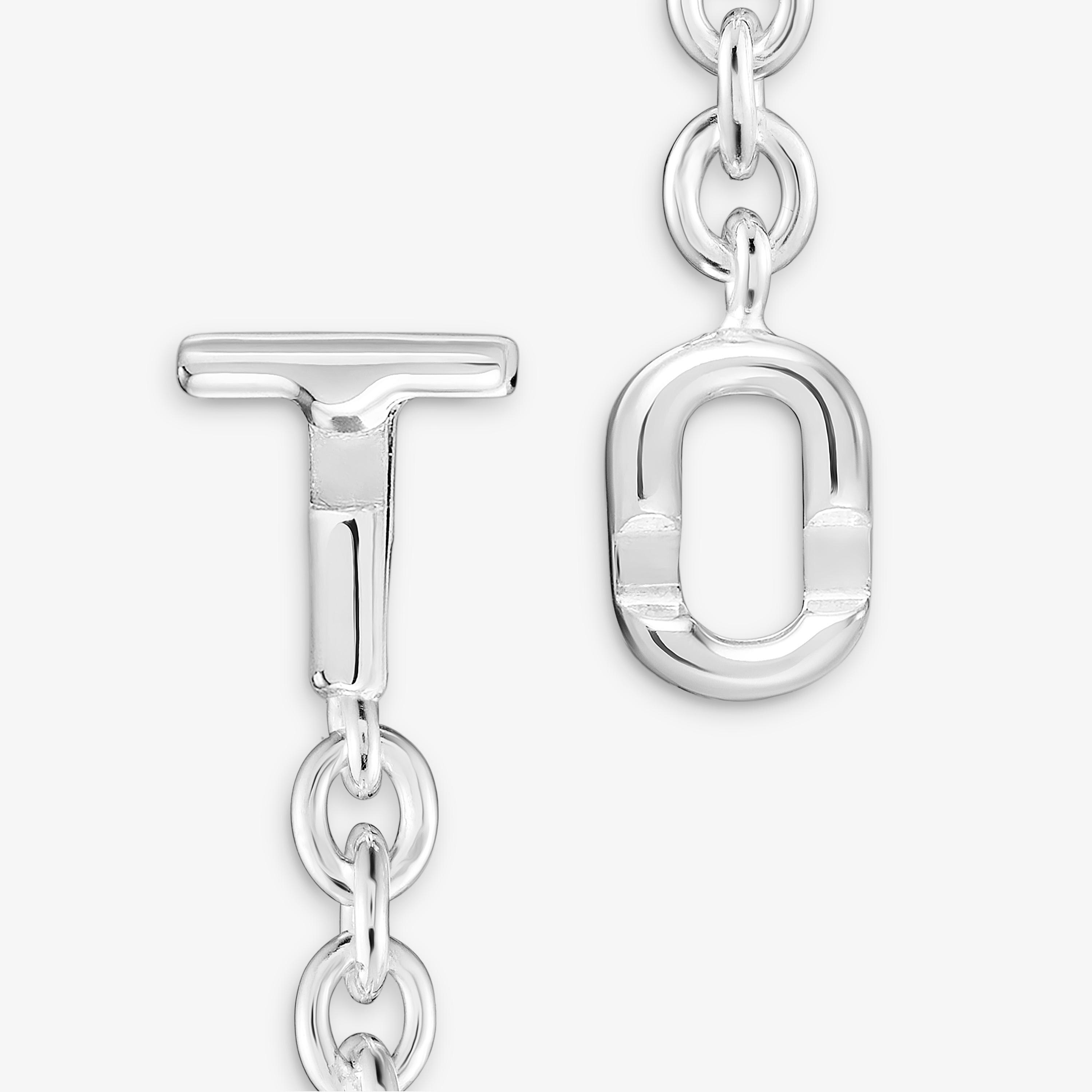 Silver oval chain Bracelet TOUS MANIFESTO