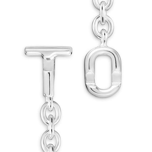 Pulsera cadena ovalada de plata TOUS MANIFESTO