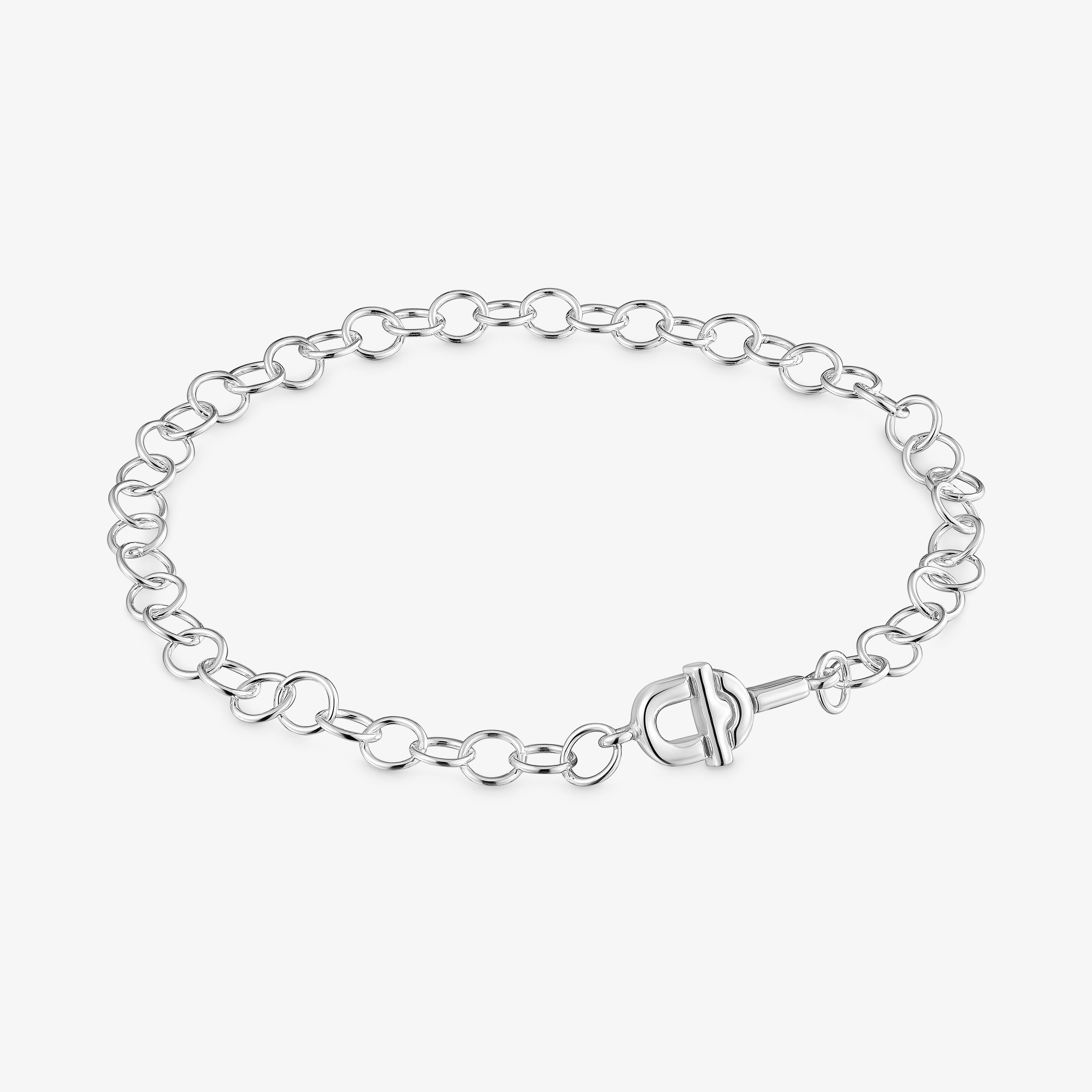 Silver round chain Bracelet TOUS MANIFESTO