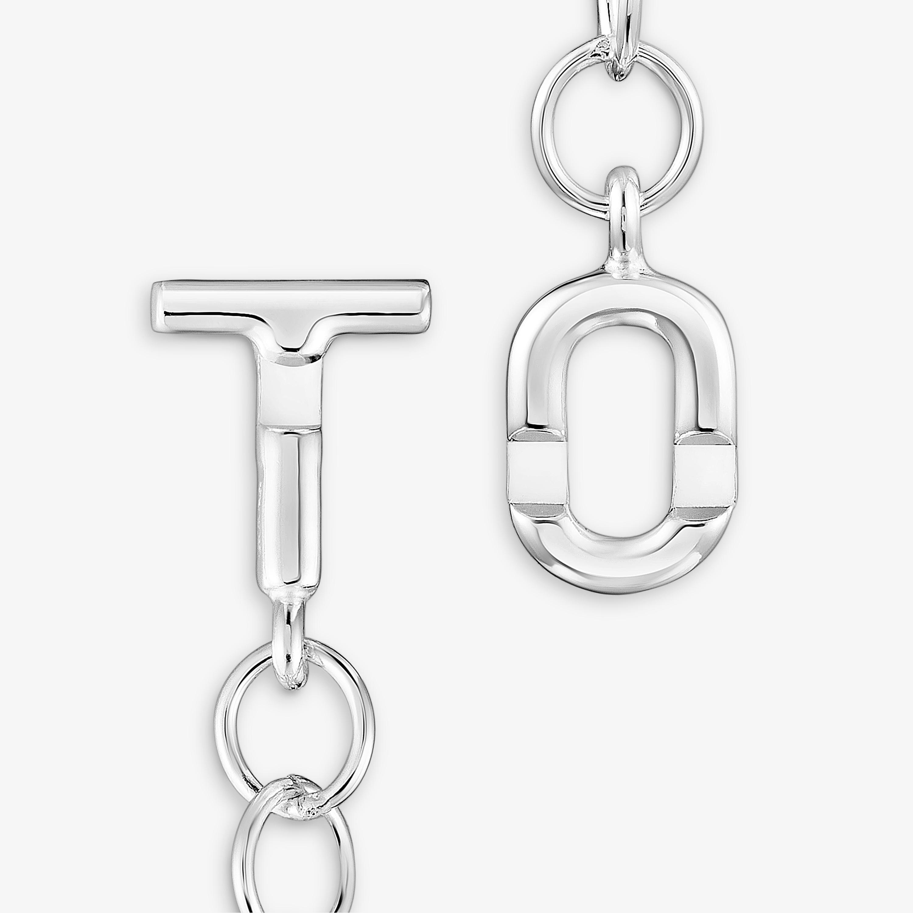 Silver round chain Bracelet TOUS MANIFESTO