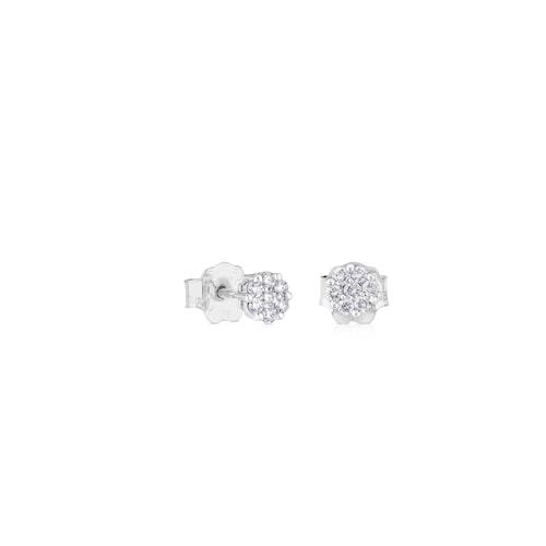 Pendientes de oro blanco 14 kt y diamantes TOUS Diamonds