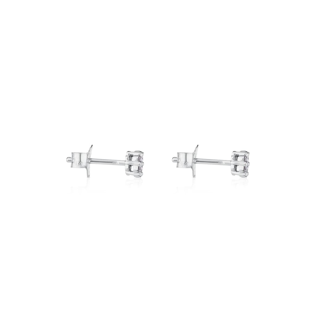 Pendientes de oro blanco 14 kt y diamantes TOUS Diamonds
