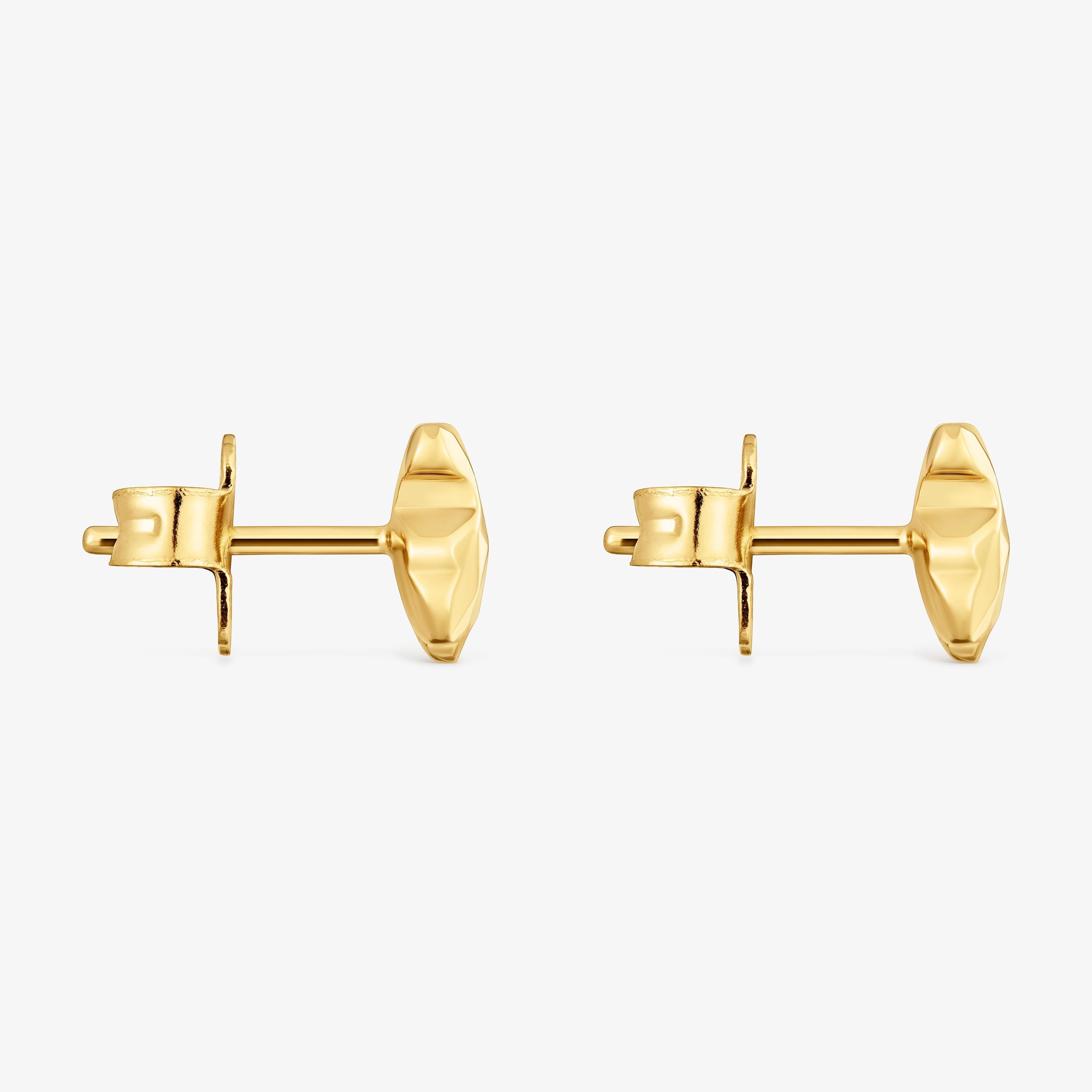Earrings with bear and 18K gold vermeil Icon Metal