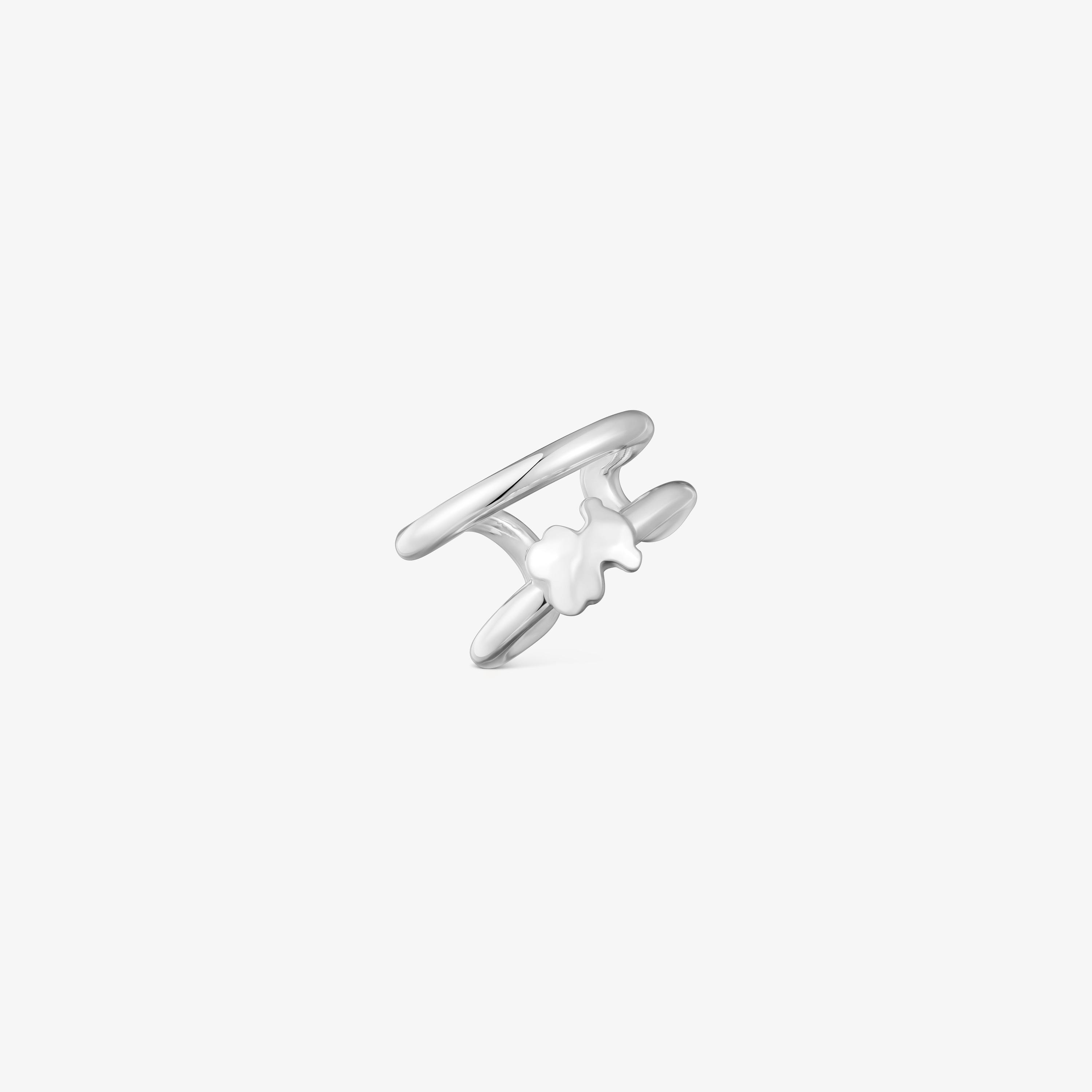 Silver Earcuff Icon Metal
