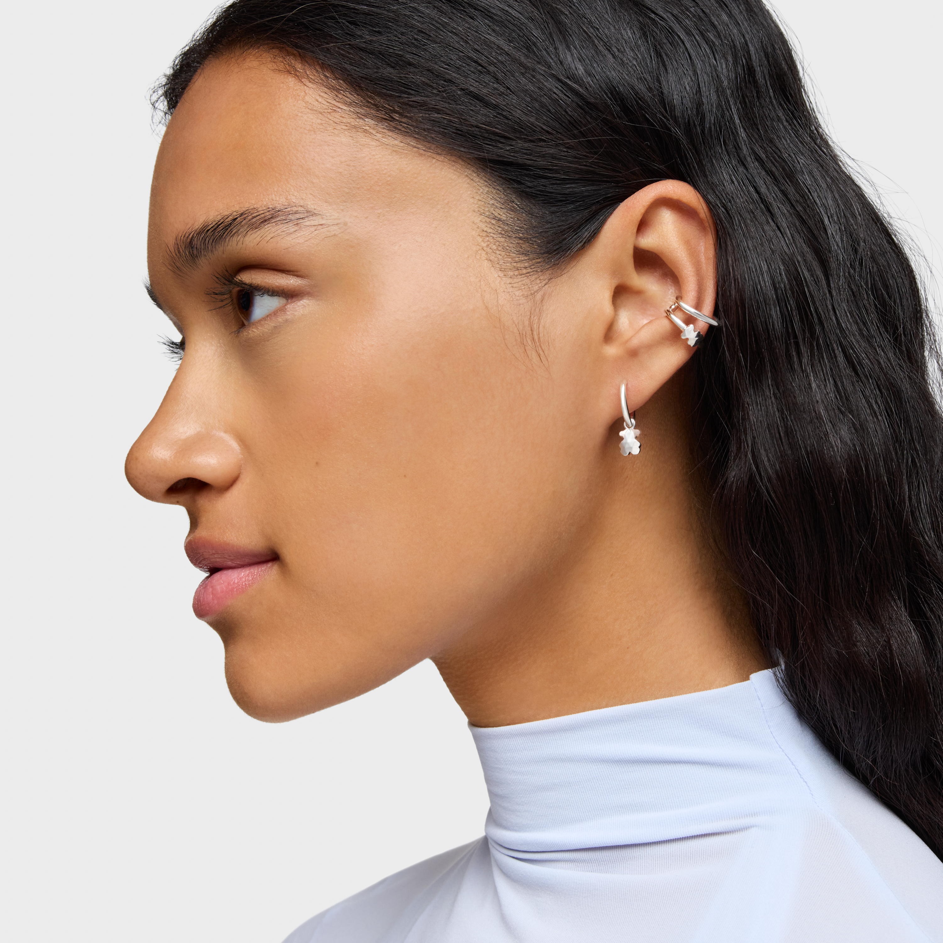 Silver Earcuff Icon Metal
