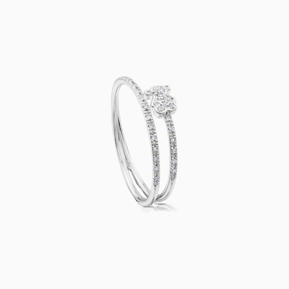 14K white gold Ring with diamonds TOUS Diamonds