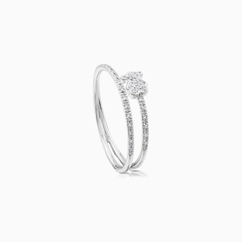 14K white gold Ring with diamonds TOUS Diamonds