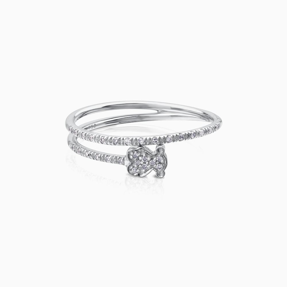 14K white gold Ring with diamonds TOUS Diamonds