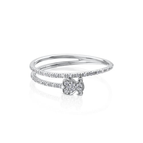 14kt white gold Ring with diamonds TOUS Diamonds