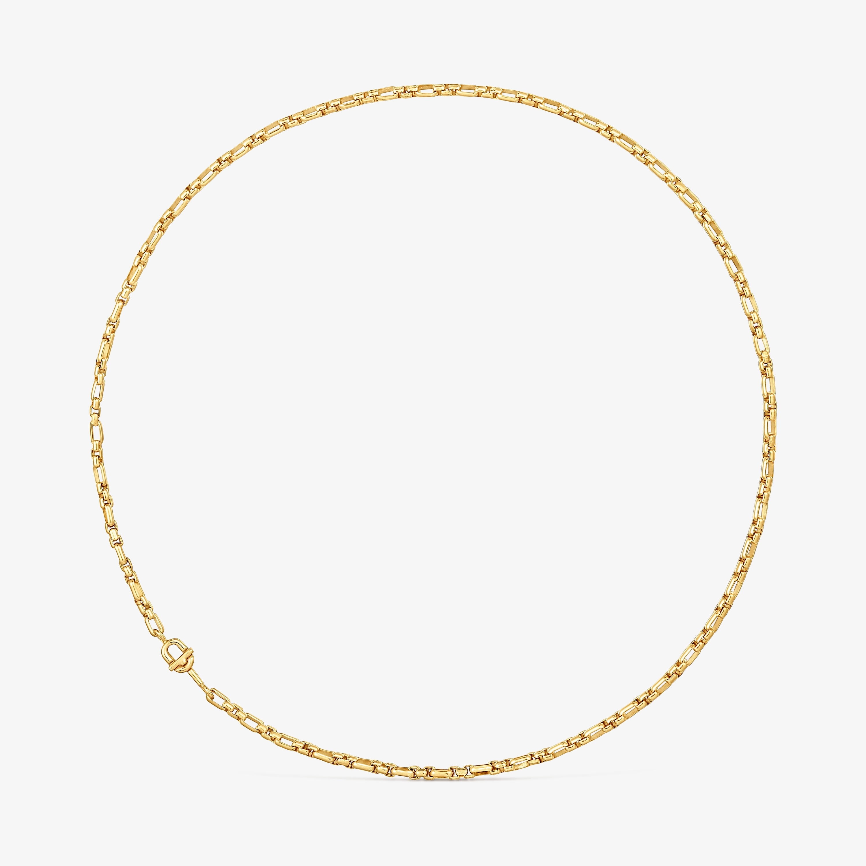 Square chain Necklace with 18K gold vermeil TOUS MANIFESTO