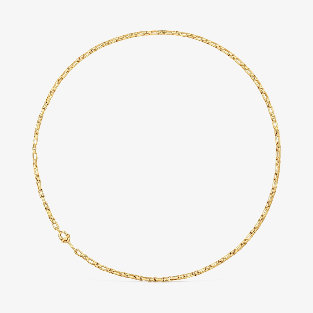 Square chain Necklace with 18K gold vermeil TOUS MANIFESTO