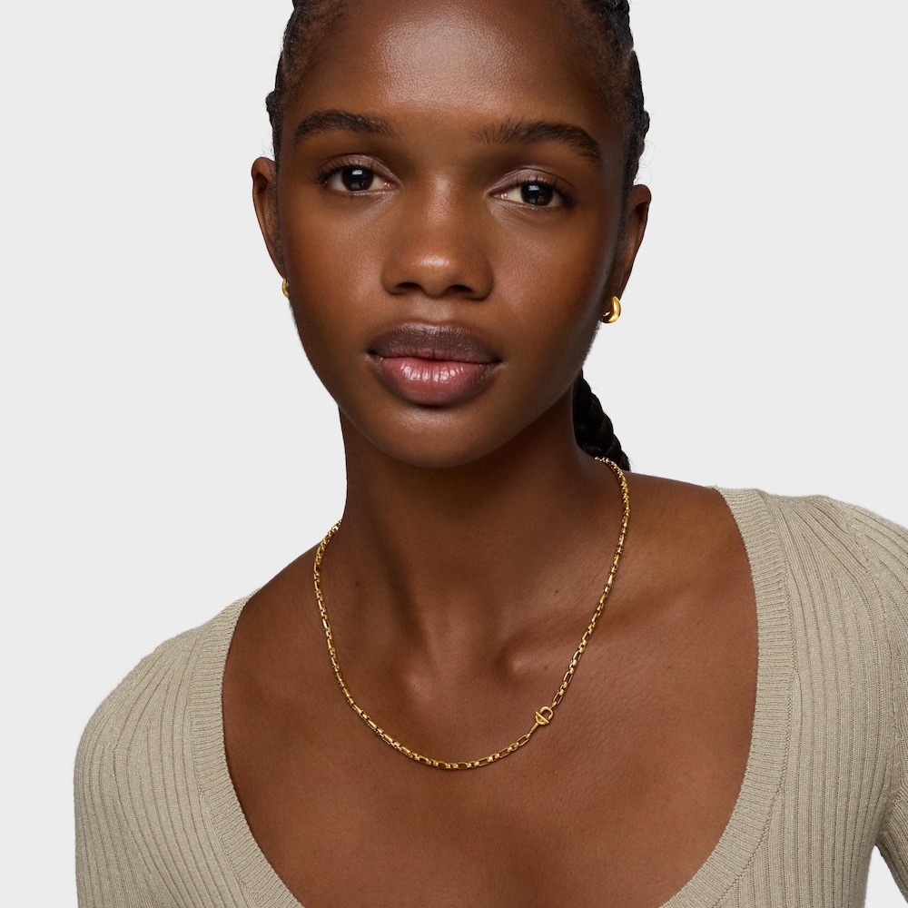 Square chain Necklace with 18K gold vermeil TOUS MANIFESTO