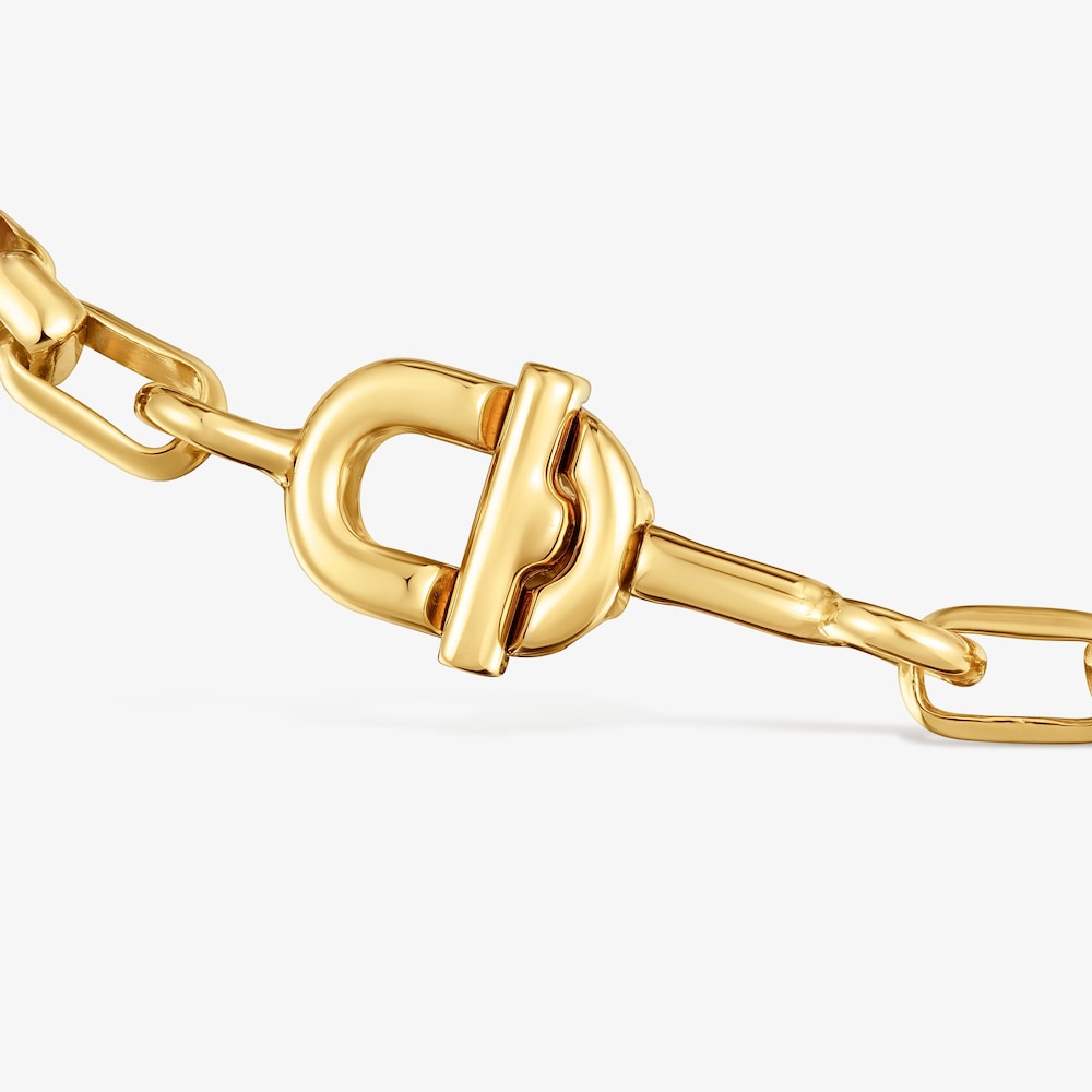Viereckiges Kettenarmband TOUS MANIFESTO aus 18&nbsp;kt vergoldetem Silber