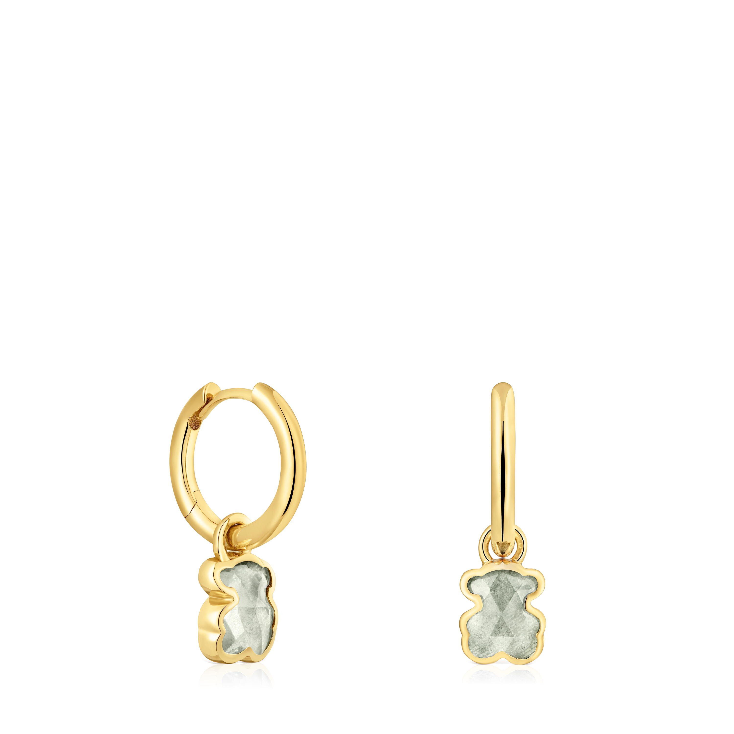 パーツ Gold lush Multi Color Tourmaline 18k Yellow Gold Over Sterling Silver