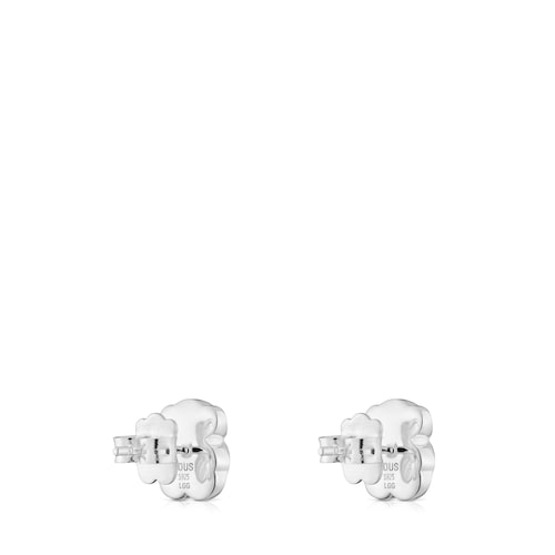 Silver Earrings with laboratorygrown blue spinel Icon Color LGG