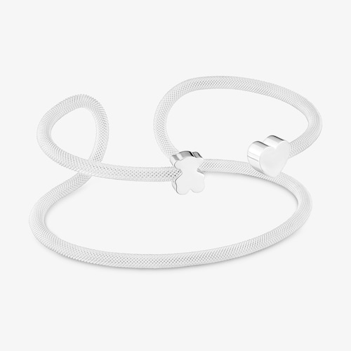 Bransoleta podw&oacute;jna ze srebra Icon Mesh