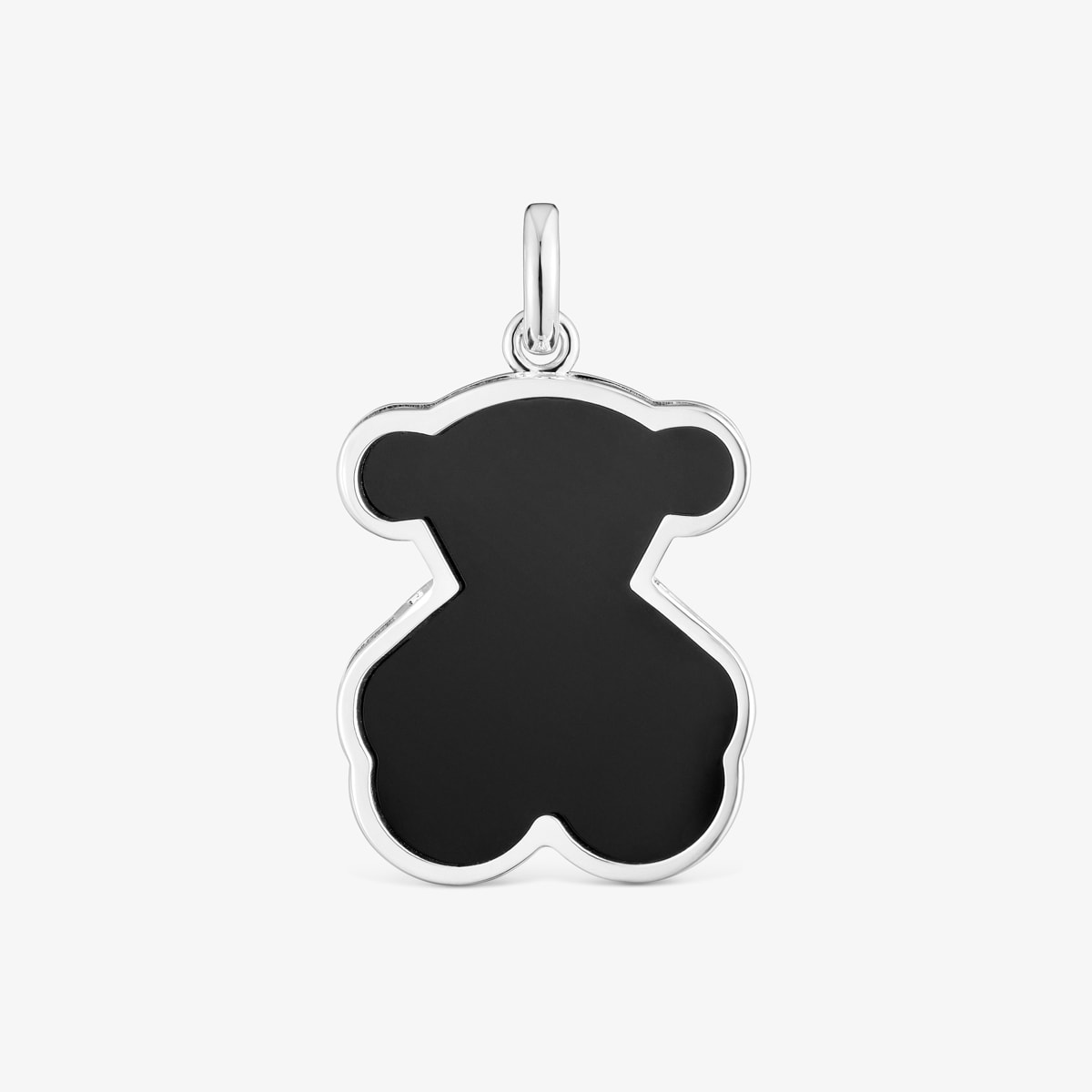 Tous - Colgante De Plata Y Metacrilato Negro Galaxy - Negro