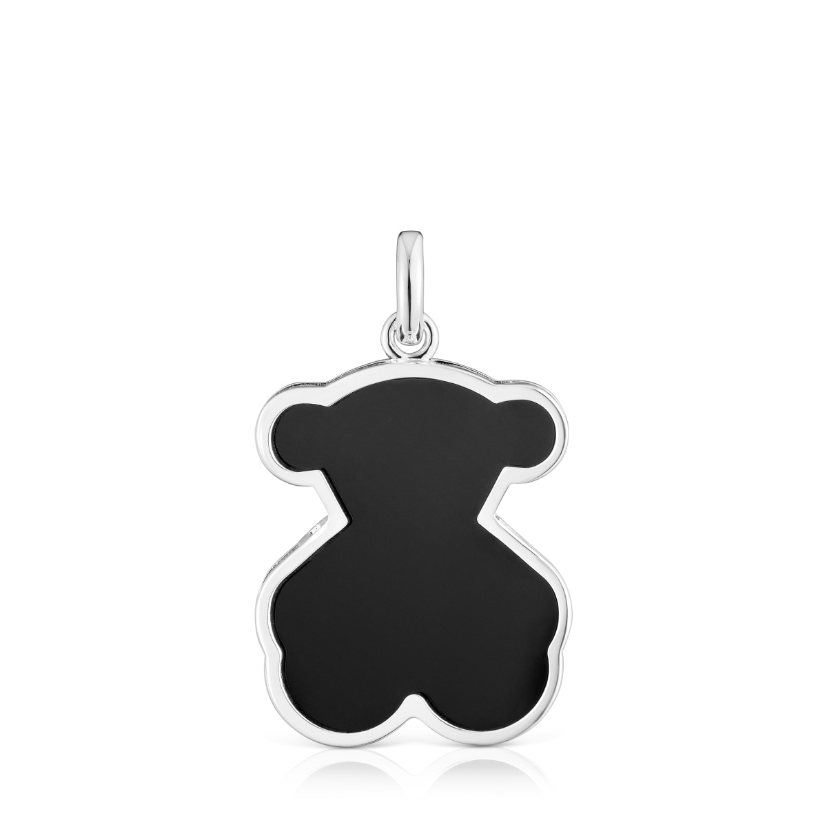 Tous - Colgante De Plata Y Metacrilato Negro Galaxy - Negro