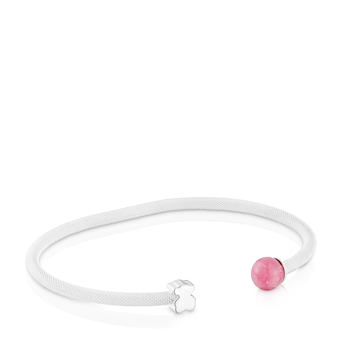 Tous - Pulsera Esclava De Plata Y Rodonita Icon Mesh - Plateado