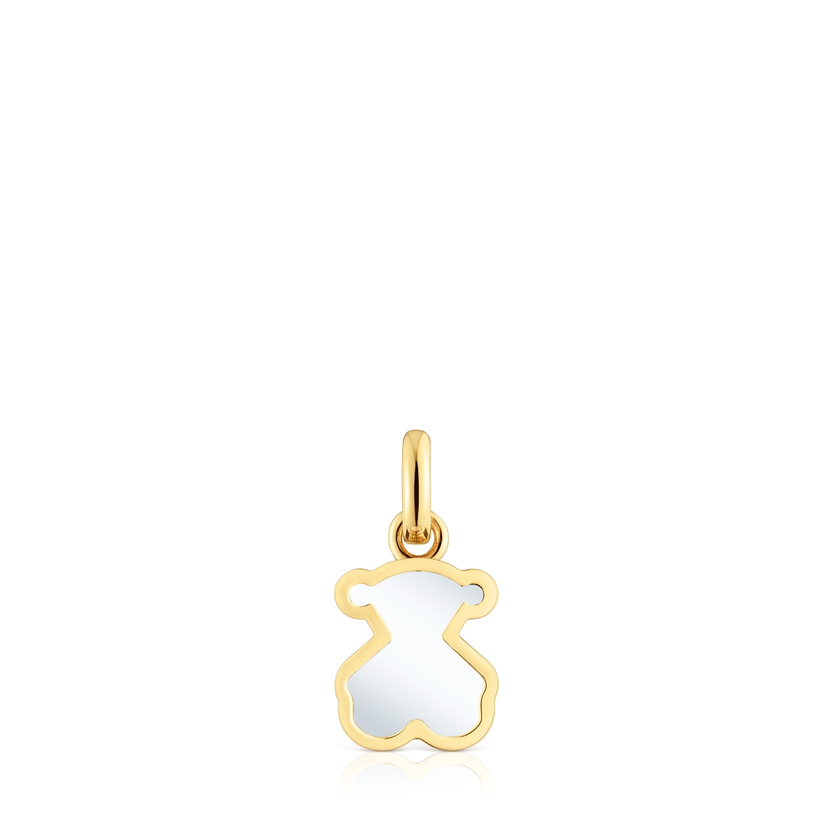 Tous - Colgante Con Baño De Oro 18 Kt Sobre Plata Y Metacrilato Blanco Galaxy - Transparente