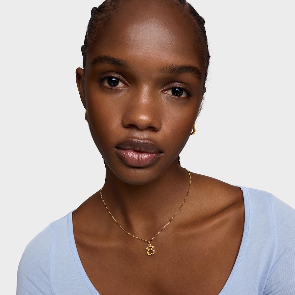 Pr&iacute;vesok s&nbsp;18&nbsp;kt pozl&aacute;ten&iacute;m na striebre a&nbsp;bielym akrylov&yacute;m sklom Galaxy