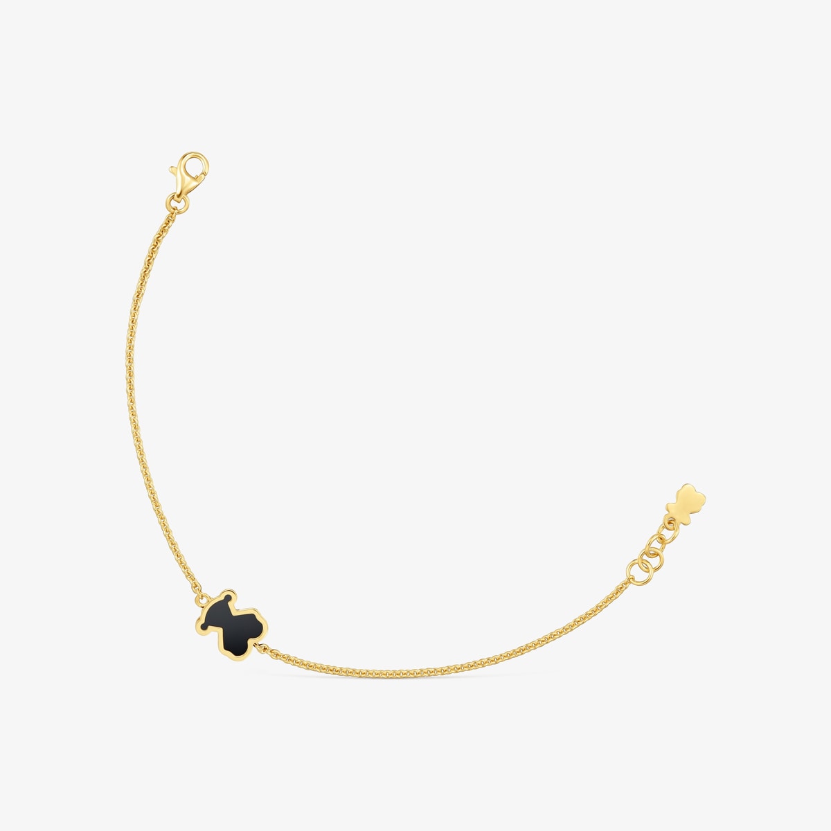 Tous - Pulsera Con Baño De Oro 18 Kt Sobre Plata Y Metacrilato Negro Galaxy - Negro