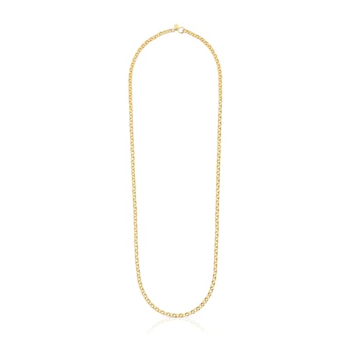 Collar cadena con baño de oro 18 kt sobre plata Eugenia X TOUS