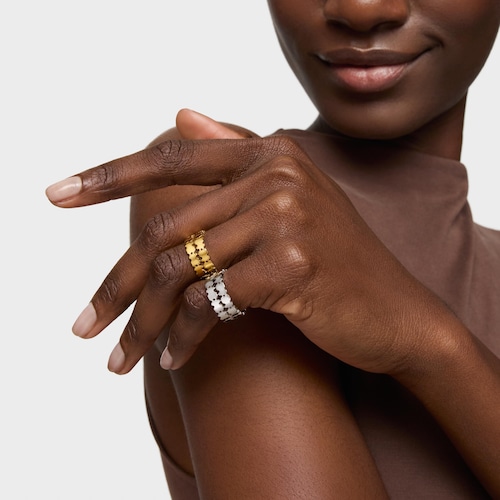 Anillo con baño de oro 18 kt sobre plata TOUS Sweet 40s