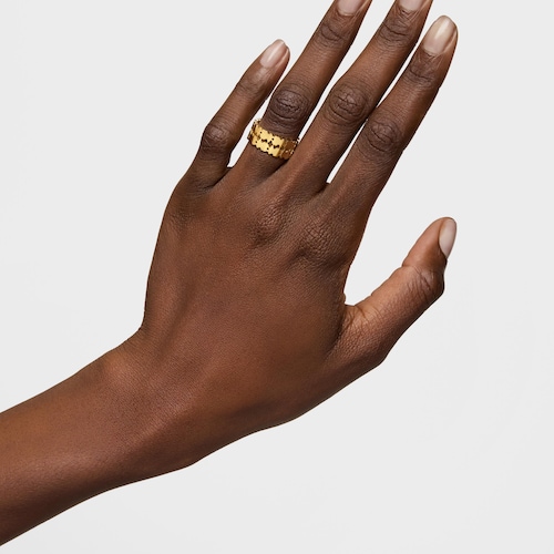 Anillo con baño de oro 18 kt sobre plata TOUS Sweet 40s