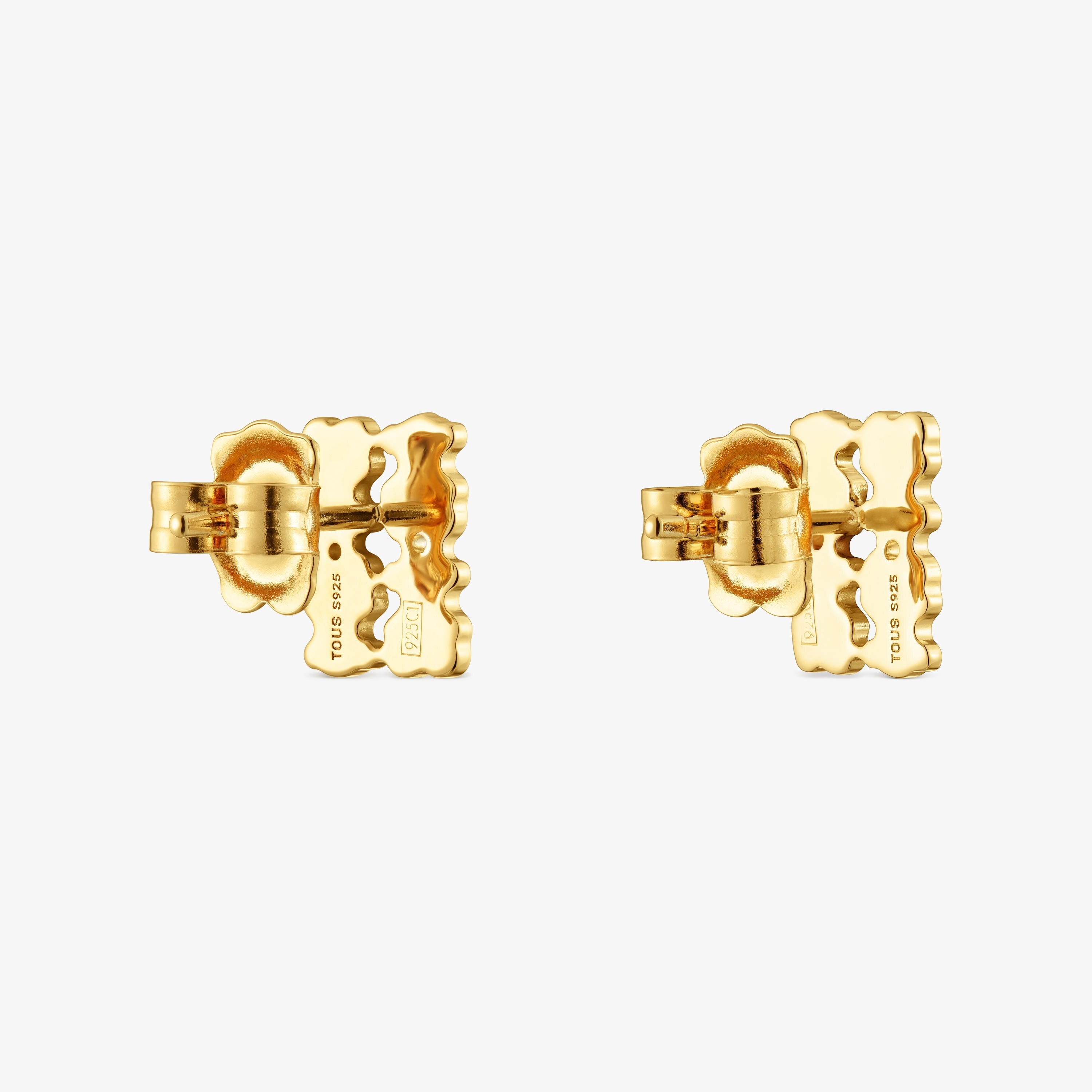 Earrings with 18K gold vermeil TOUS Sweet 40s