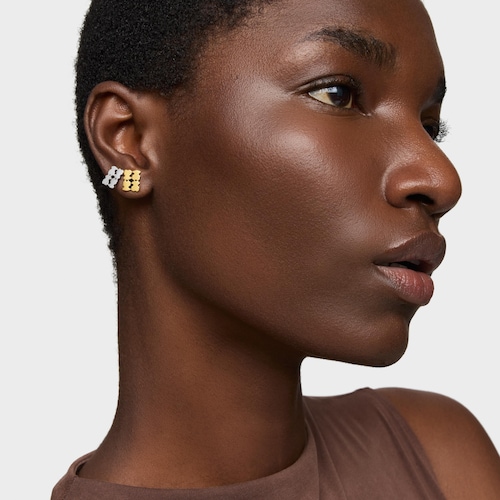 Pendientes con baño de oro 18 kt sobre plata TOUS Sweet 40s
