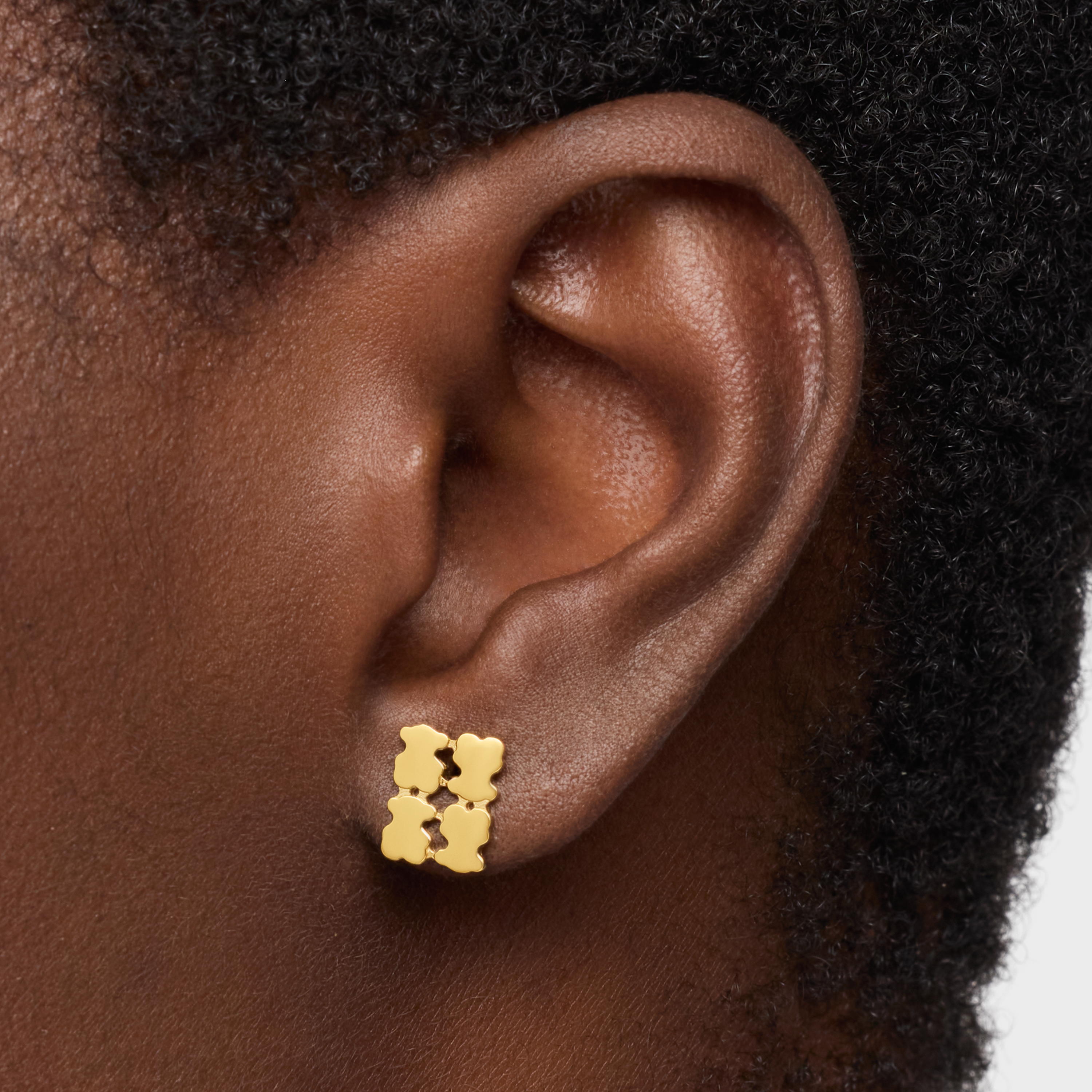 Earrings with 18K gold vermeil TOUS Sweet 40s